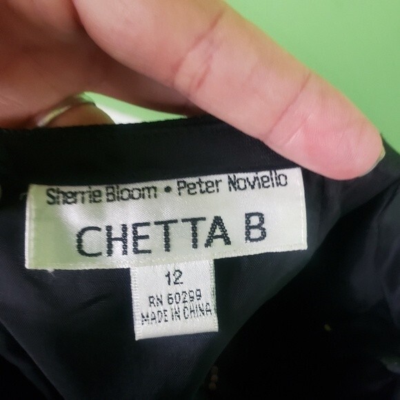 Chetta B Black Asymmetrical Skirt - Picture 7 of 10